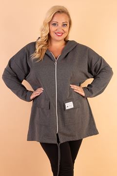 Immagine di PLUS SIZE HOODIE WITH PATCH POCKET